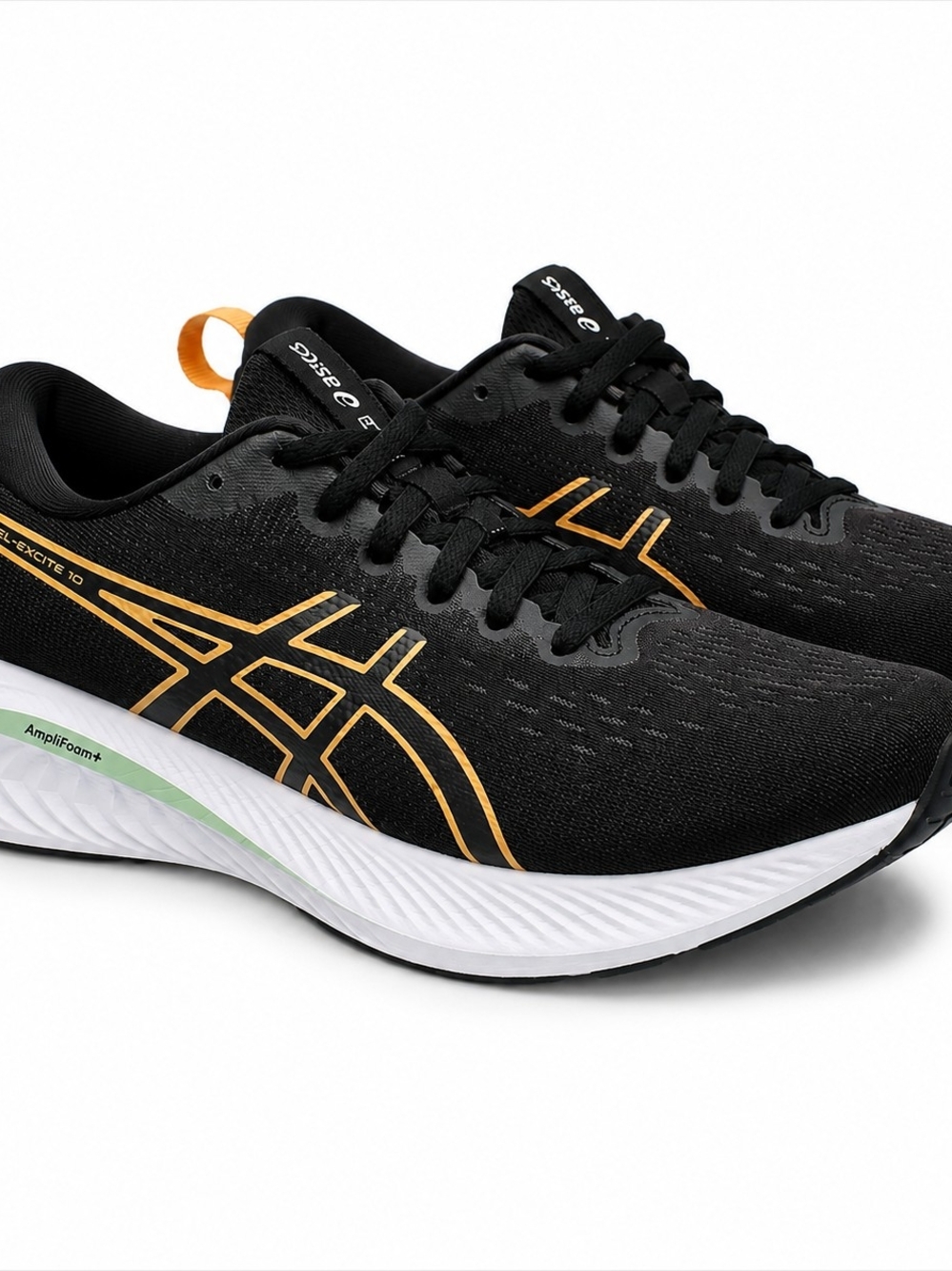 ASICS GEL-EXCITE 10 Women's 9.5 Black Gold Running Shoes